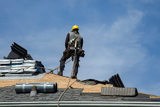 Professional Roofing technician working in Clallam Bay, WA